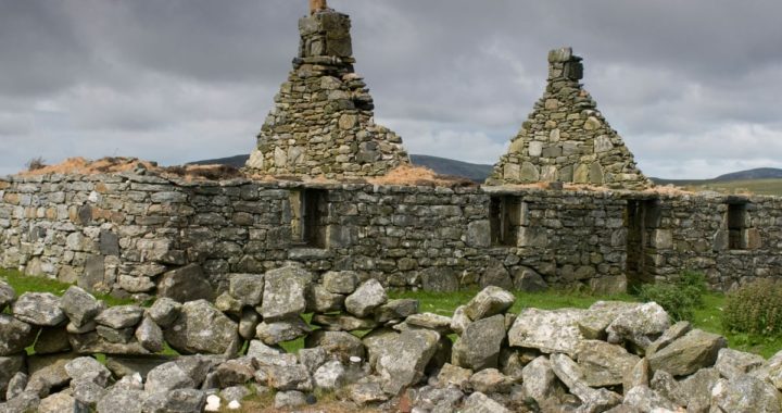 A ruined home