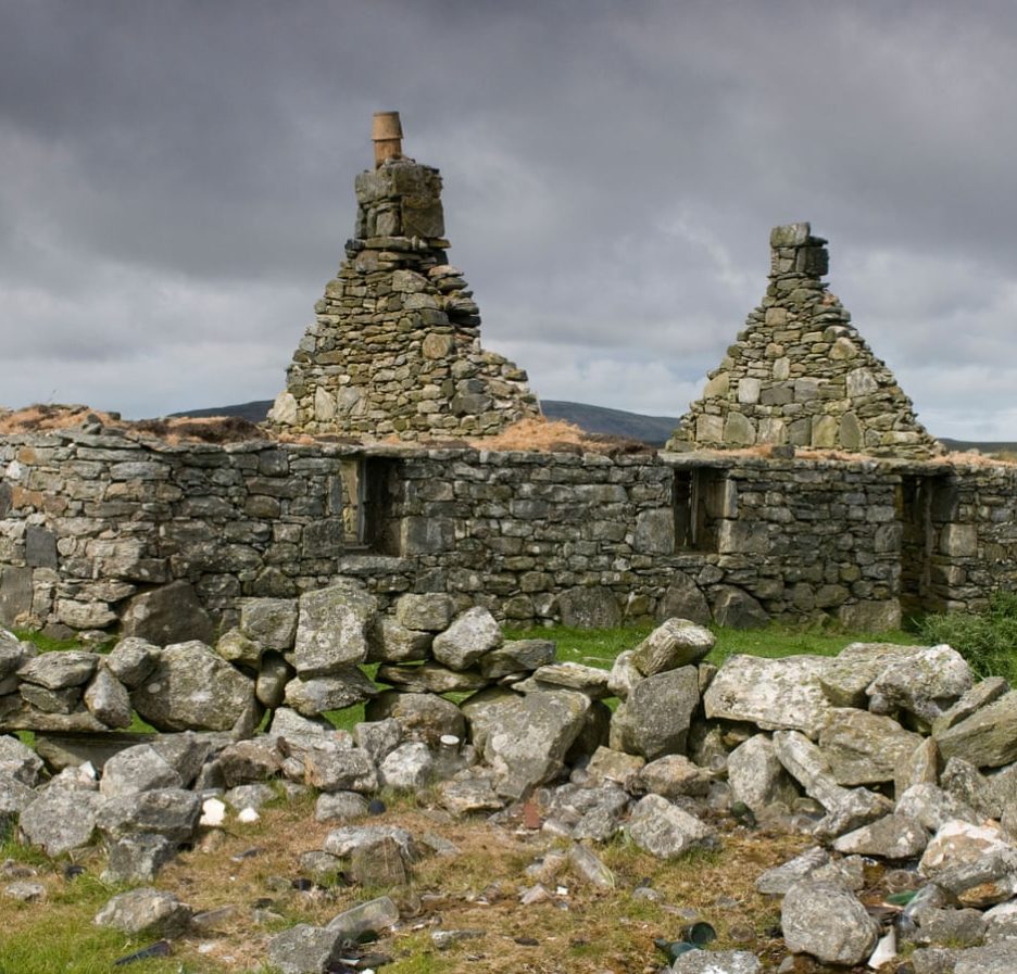 A ruined home