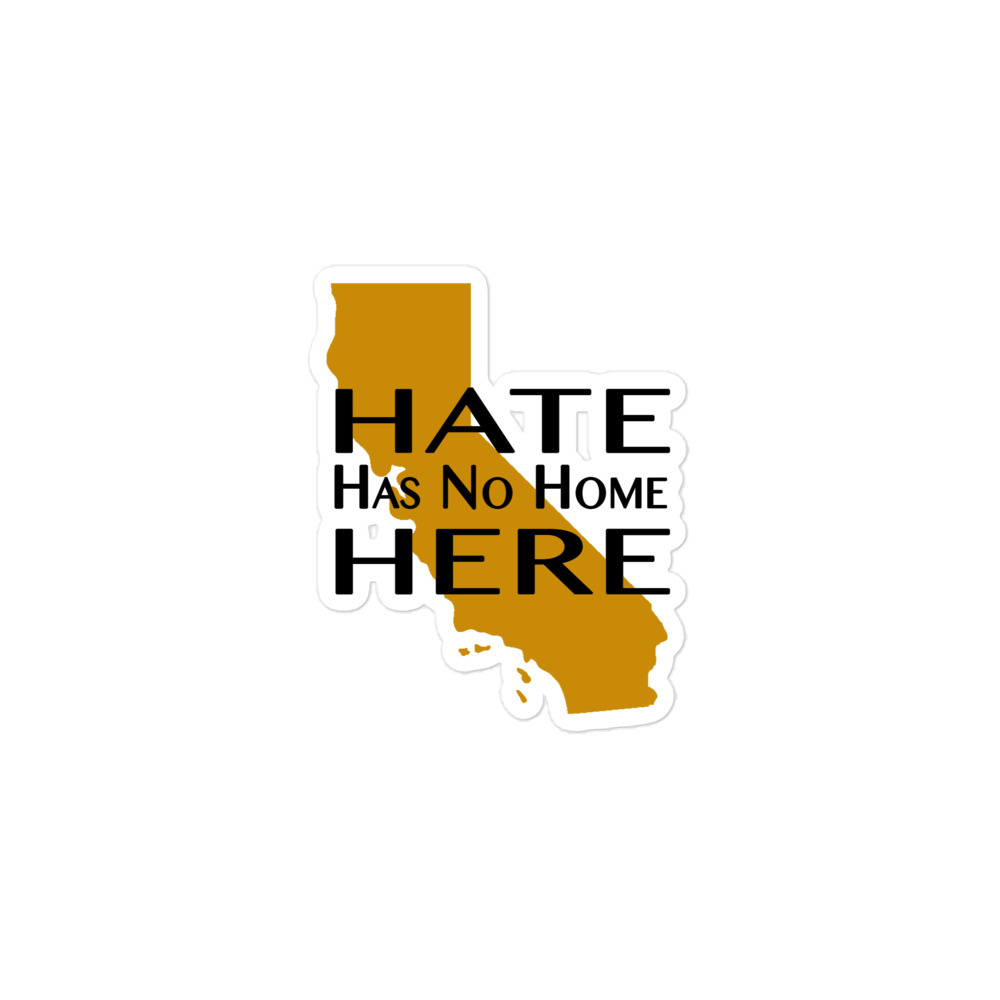 Hate has no home here sticker - Image 2