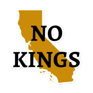 No Kings sticker