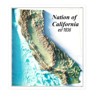 Nation of California Sticker